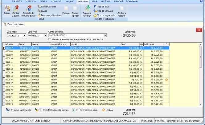 ERP-Futura — Financeiro